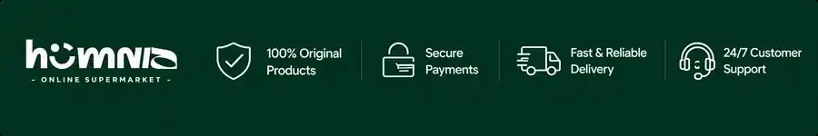Original products, secure payments, reliable delivery and HÖMNIA customer support.
