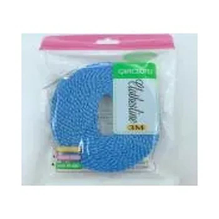 Windproof Clothesline — 3 m, Pink / Blue / Green