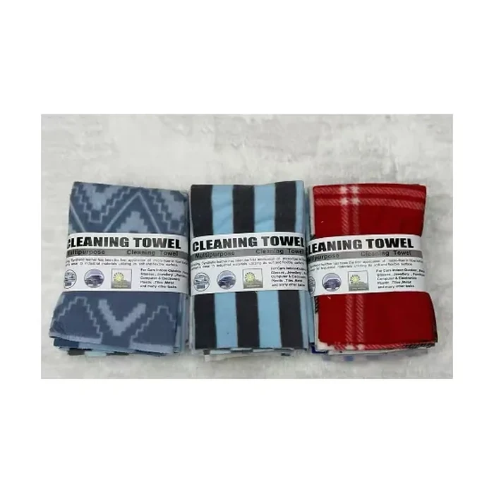 Microfibre Cleaning Cloths — 3 Pack, 30 × 30 cm
